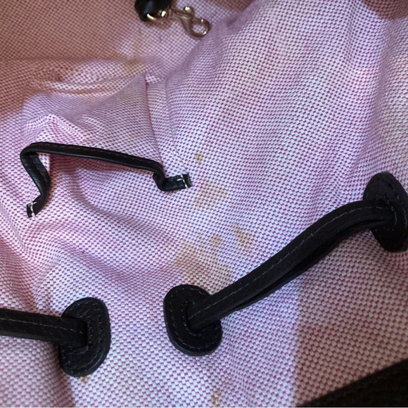 Dooney and Bourke Leather J1854867 FLORENTINE  Black Drawstring SHOULDERbag VNTG - Picture 11 of 13